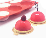 3 Pack 6 Holes Large Hemisphere Dome Silicone Mold, 6 Cavities,Half Sphere Silicone Tray for Making Hot Chocolate In Australia - Darrahopens