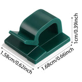 10 Pcs Adhesive Cable Clips Bulk Light Clips Upgraded Wall Wire Holder Cord Organizer for Cable Management Wall Under In Australia - Darrahopens