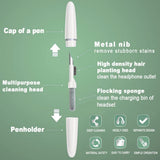 Cleaner Kit for Multifunction Cleaning Pen with Soft Brush for Bluetooth Earphones Case Soft Brush Flocking Sponge In Australia - Darrahopens