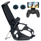 Phone Clip for Controller Mobile Gaming Mount Bracket Holder Adjustable Stand Clamp for Remote Play (Black)