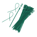100 Pieces Adjustable Garden Plant Twist Ties,Flexible Garden Plant Ties,Plastic Twist Ties Multi-Use for Secure Vine (Green) In Australia - Darrahopens