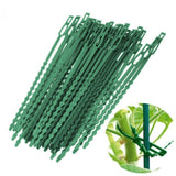 100 Pieces Adjustable Garden Plant Twist Ties,Flexible Garden Plant Ties,Plastic Twist Ties Multi-Use for Secure Vine (Green) In Australia - Darrahopens