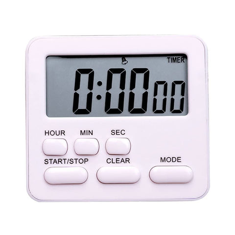 Kitchen Timer, Large Screen with Multifunctional Count up Countdown Alarm Clock Silence Memory Function Magnetic Suction