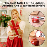Adjustable Jar Opener for Weak Hands, Easy Jar Opener for Seniors with Arthritis, Multifunctional Stainless Steel Can