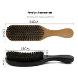 3 pcs Beard and Moustache Brush,Beard Grooming Brushfor Men,Facial Hair Comb with Handle Straightens and Promotes