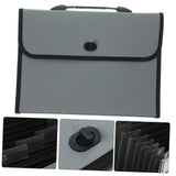 Vertical Accordian File Organizer, Document Storage Bag Organizer, 26 Pocket Expanding File Folder with Cloth Edge Wrap In Australia - Darrahopens