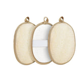Exfoliating Loofah Sponge Body Scrubber（3 Pack), Natural Loofah Pads Bath Shower Loofa Sponge for Women In Australia - Darrahopens