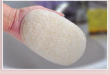 Exfoliating Loofah Sponge Body Scrubber（3 Pack), Natural Loofah Pads Bath Shower Loofa Sponge for Women