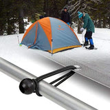 20Pack Bungee Balls Cords, Black Ball Bungee Heavy Duty Heavyweight Tarp Bungee Cords, Weather Resistant Tie Down Strap