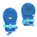 Dementia Restraint Gloves - 2PCS, Blue, Unisex, Protective Glove Medical Gloves restraints mitts protector safety mitt safety