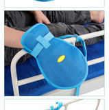 Dementia Restraint Gloves - 2PCS, Blue, Unisex, Protective Glove Medical Gloves restraints mitts protector safety mitt safety