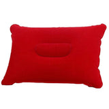 Inflatable Pillow, 2 Pack Ultralight Camping Travel Pillow Desk Rest Neck Support for Hiking Backpacking Office, Red Blue