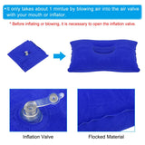 Inflatable Pillow, 2 Pack Ultralight Camping Travel Pillow Desk Rest Neck Support for Hiking Backpacking Office, Red Blue In Australia - Darrahopens