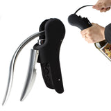 Wine Opener-Wine Bottle Opener Corkscrew Set- Lever Corkscrew Wine Openers with Foil Cutter, Wine Stopper,Pourer and Extra Spiral In Australia - Darrahopens
