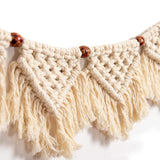 Handmade Boho Tassel Wall Hanging Fringe Panels Garland Banner Woven Tapestry Cotton Crochet Decor Bathroom Bedroom In Australia - Darrahopens