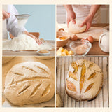 Bread Lame Stainless Steel Bread Lame Knife with Wooden Handle, Sourdough Scoring Tool with Leather Protective Cover In Australia - Darrahopens