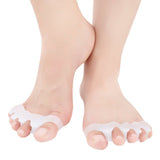 Gel Toe Separator, Toe Spacers Rubber Toe Stretchers Used for Sports Activities, Yoga Practice & Running for Men (1 Pair)