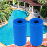 Pool Filter Cartridge , 2 Pack Swimming Pool Filter Foam Cartridge, Reusable Washable Filter Sponge Cleaner for Pool