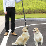 Double Dog Walker Leash, in Length, Head Tilt Adjustable, Tin Alloy Snaps, Suitable for Dogs and Puppies In Australia - Darrahopens