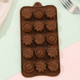 Silicone Candy Chocolate mold Flower Dinosaur Animal Zoo Rose Kids DIY Treats Freezer and Oven Safe (Flower) In Australia - Darrahopens