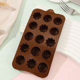 Silicone Candy Chocolate mold Flower Dinosaur Animal Zoo Rose Kids DIY Treats Freezer and Oven Safe (Flower) In Australia - Darrahopens