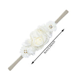5 Pack White Pink Delicate Rose Flower Nylon Headbands Floral Hair Bows Daisy Flowers Headband Elastic Hair Bands Easter In Australia - Darrahopens