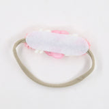 5 Pack White Pink Delicate Rose Flower Nylon Headbands Floral Hair Bows Daisy Flowers Headband Elastic Hair Bands Easter