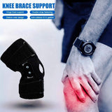 2 pcs Knee Brace for Women Men Hinged Knee Brace with Side Stabilizers Adjustable Knee Brace for Arthritis Pain and Support