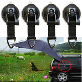 Heavy Duty Car Camping Tie Down Suction Cups, 4 Pieces Strong Power Camping Tarp Accessory with Securing Hooks In Australia - Darrahopens
