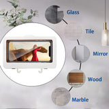 Bathroom Waterproof Phone Holder, Shower Phone Case Wall Mounted Phone Case, Bathroom Touch Screen Waterproof Mobile