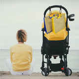 2 pcs Stroller Organizer Hooks Toddler Stroller Baby Bag Hook Hangers Storing Aluminum Alloy Black In Australia - Darrahopens