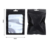 50 Pieces Resealable Foil Food Storage Bags with Clear Window Coffee Beans Packaging Pouch for Food Self Sealed Storage Supplies In Australia - Darrahopens