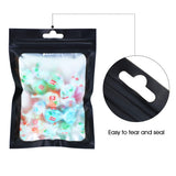 50 Pieces Resealable Foil Food Storage Bags with Clear Window Coffee Beans Packaging Pouch for Food Self Sealed Storage Supplies In Australia - Darrahopens