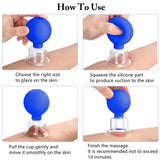 4 Size Facial Cupping Therapy Set Glass, Eye Face Vacuum Massage Anti Cellulite Cup - Silicone Cupping Massage Therap In Australia - Darrahopens