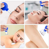 4 Size Facial Cupping Therapy Set Glass, Eye Face Vacuum Massage Anti Cellulite Cup - Silicone Cupping Massage Therap In Australia - Darrahopens