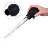 2 pcs Stainless Steel Turkey Baster Food Grade High Temperature Resistant Silicone Oil Injector Marinades Ball Syringe Needle In Australia - Darrahopens
