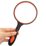 Magnifying Glass Handheld Reading Magnifier -110MM Large Magnifying Lens with Non-Slip Soft Handl In Australia - Darrahopens