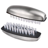 2 Pieces Nail Brushes for Cleaning, Stainless Steel Fingernail Cleaner, Hand Nail Toes Cleaning and Scrubbing Brushes In Australia - Darrahopens