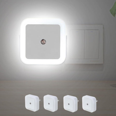 White Night Lights Plug into Wall 4-Pack,Nightlight with Light Energy Efficient Sensor, LED Night Light for Living Room,Bedroo In Australia - Darrahopens