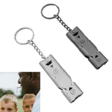 2 Pcs Emergency Whistle, Outdoor Double Tube Survival Whistle, Stainless Steel Safety Whistle for Outdoor, Sports, Survival In Australia - Darrahopens