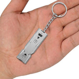 2 Pcs Emergency Whistle, Outdoor Double Tube Survival Whistle, Stainless Steel Safety Whistle for Outdoor, Sports, Survival In Australia - Darrahopens