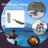2 Pcs Emergency Whistle, Outdoor Double Tube Survival Whistle, Stainless Steel Safety Whistle for Outdoor, Sports, Survival In Australia - Darrahopens