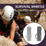 2 Pcs Emergency Whistle, Outdoor Double Tube Survival Whistle, Stainless Steel Safety Whistle for Outdoor, Sports, Survival In Australia - Darrahopens