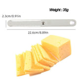 3 Pieces/Set Cheese Butter Slicer, Double Stainless Steel Wire Cheese Cutter Tool, Cheese Cutter Creates Thick and Thin