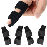 Finger Splint, Universal Trigger Finger Brace for Broken/Arthritis Pain and Sprain Relief, Trigger Finger Splint (4 Pack,Black)