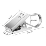 Curtain Clips, 10 Pack Stainless Steel Light Clips for Outside String Lights Party Decor Hanging Photo Camping Tents Arts Crafts
