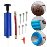 Ball Pump Portable Air Pump Basketball Pump Balloon Pump with 6 Needles,1 Nozzles and 1 Flexible Hose for Soccer Volleyba
