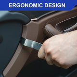 6PCS Trim Removal Tool ,Metal Pry Tool Auto Trim Tools Car Interior Audio Installation Fastener Remover Car Panel Removal Tool