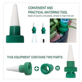 Vacation Plant Waterer, Set of 3 Ceramic Self Watering Cone Spikes, Automatic Flower and Drip Irrigation Watering Stakes In Australia - Darrahopens