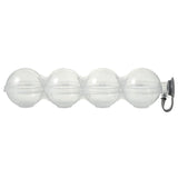 4 Cavity Ice Ball Mold Transparent DIY Plastic Round Ice Cube Maker Mold Bar Party Supplies Ice Ball Maker